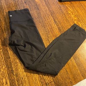 Lululemon. Wunder Under 28"  Luon. Black. Size 6
Condition: good